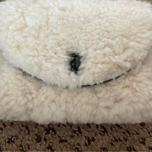 SOLD: Coach Card Holder in Sheepskin